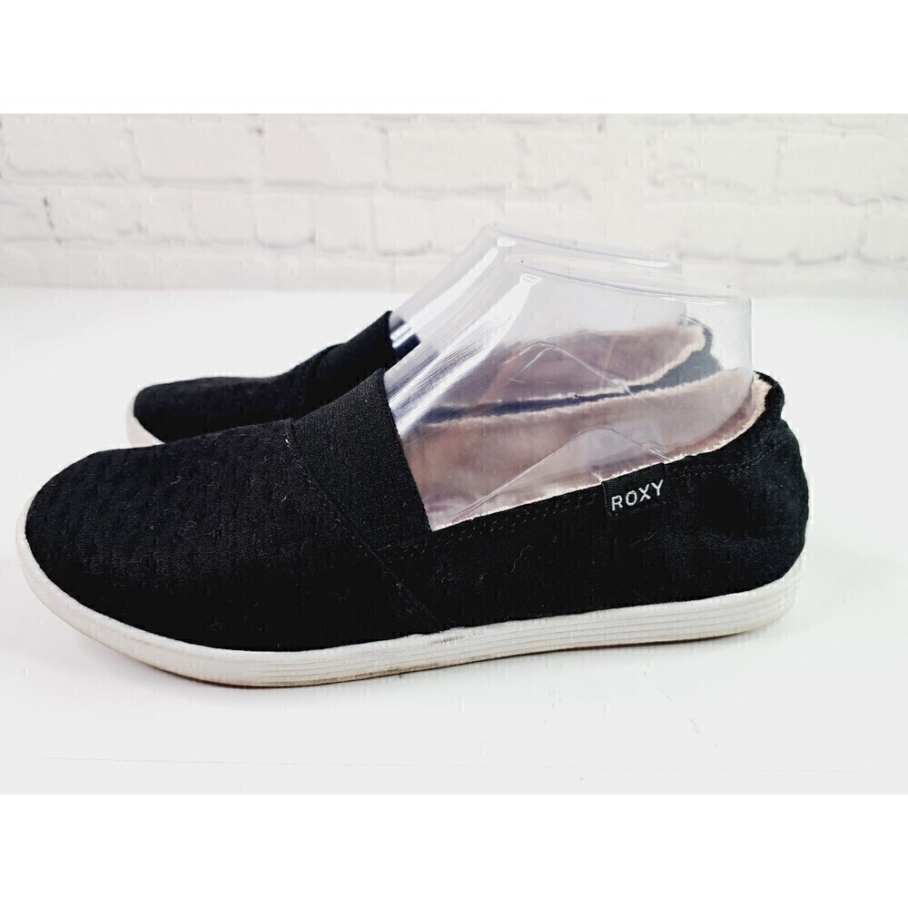 ROXY DANARIS SLIP ON COMFORT SHOES WOMEN'S BLACK SIZE 6.5 - Picture 3 of 8